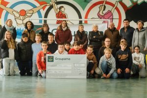 Remise de chèque Groupama