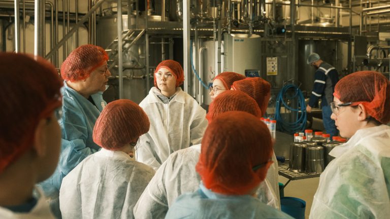 Visite de la Laiterie de Réquista